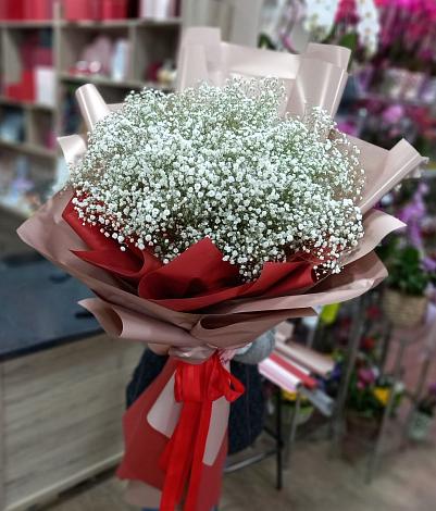 Букет цветов из: Гипсофила в Мещерское