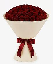 Букет 101 Бордовая роза Блэк Бакарра в Мещерское