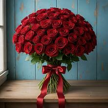 Букет Красные розы Блэк Меджик в Мещерское