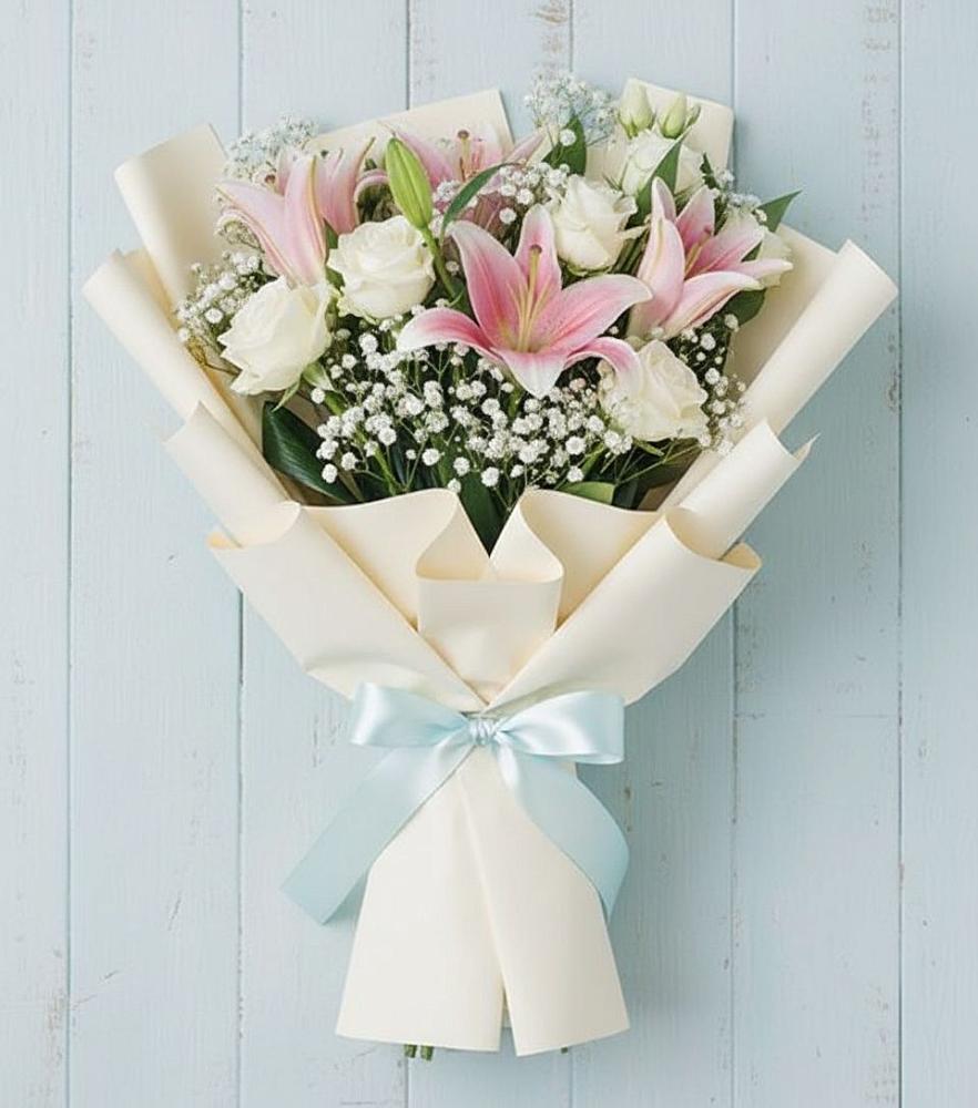 Букет цветов из: Лилии в Мещерское