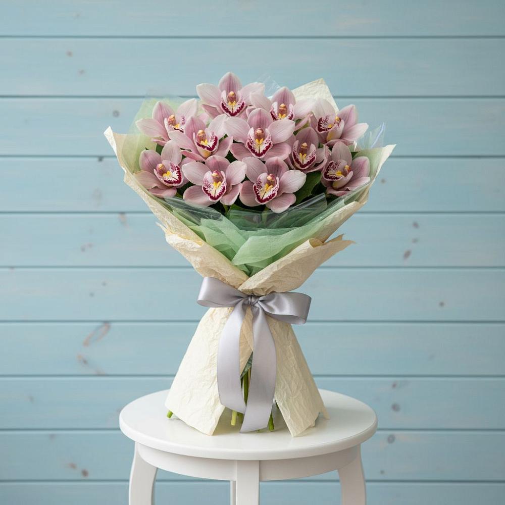 Букет цветов из: Орхидеи и Розы в Мещерское