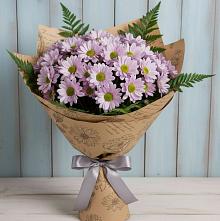 Букет цветов из:  Хризантемы #REPLACE_PRED# Мещерское