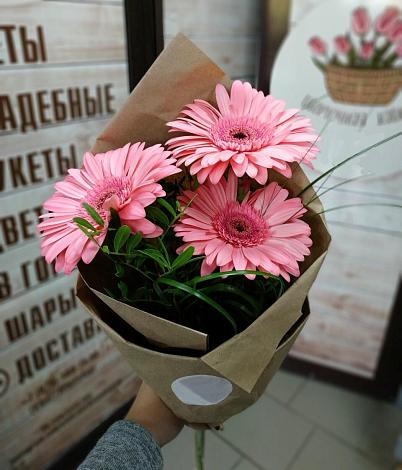 Букет цветов из: Герберы в Мещерское