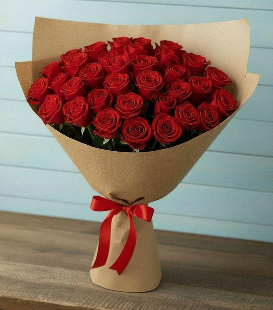 Букет Красные розы Милано в Мещерское
