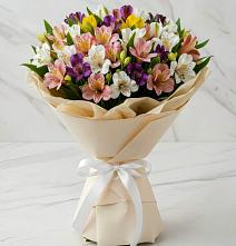 Букет цветов из:  Альстромерии в Мещерское