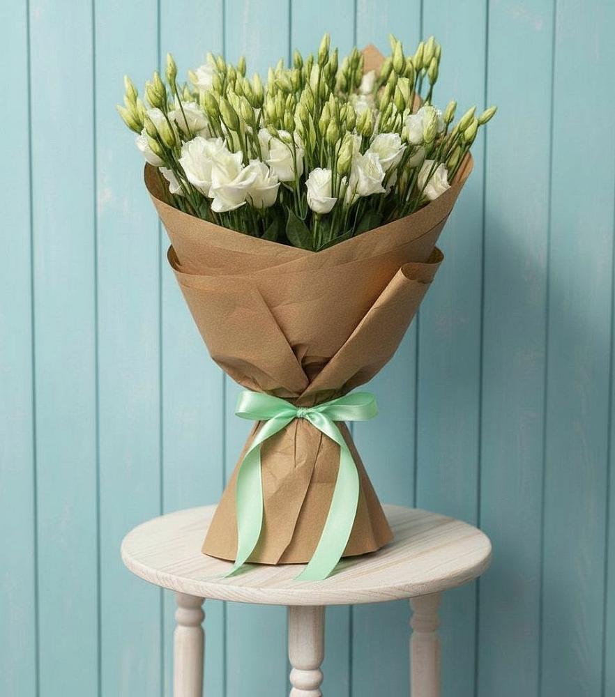 Букет цветов из: Лизиантусы в Мещерское