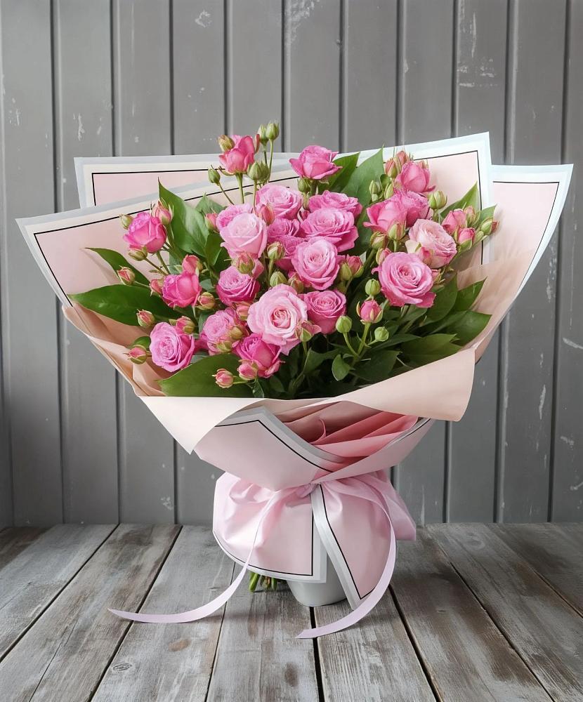 Букет Розовый кустик в Мещерское