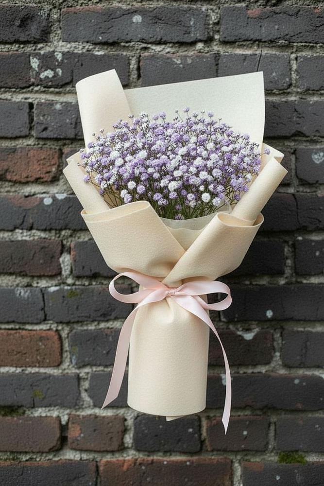 Букет цветов из: Гипсофила в Мещерское