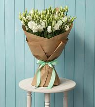 Букет цветов из:  Лизиантусы в Мещерское