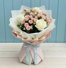 Букет цветов из:  Розы в Мещерское