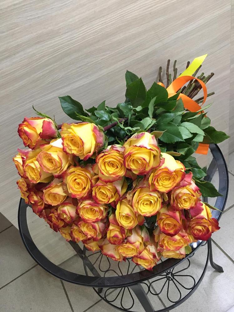 Букет Желтые розы в Мещерское