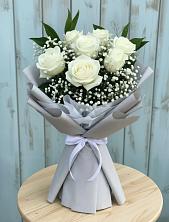 Букет цветов из:  Розы в Мещерское