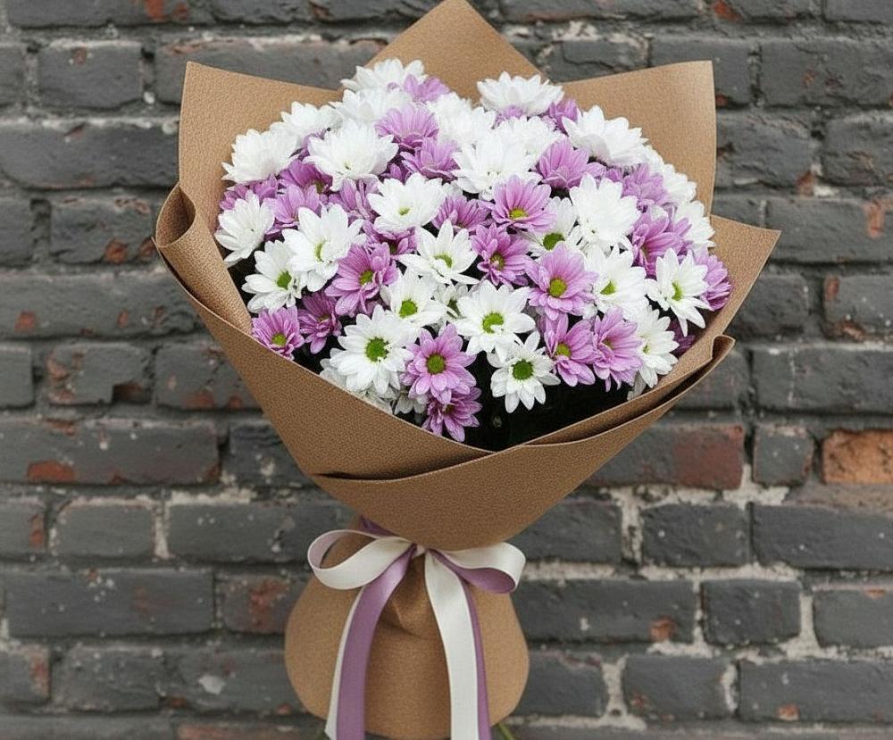 Букет цветов из: Хризантемы в Мещерское