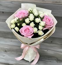 Букет цветов из:  Розы в Мещерское
