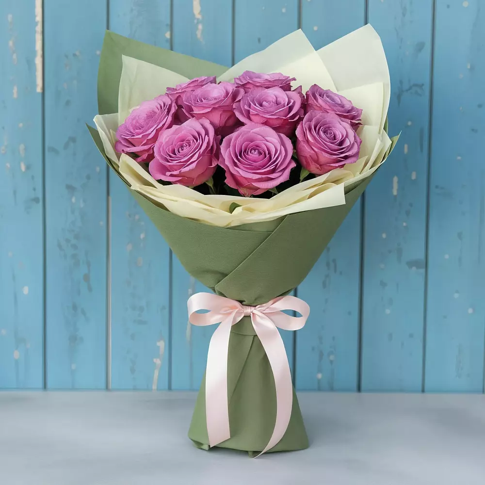 Букет Розы Фёрст Леди в Мещерское