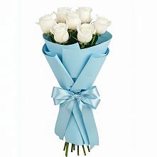 Букет 7 белых роз Проуд #REPLACE_PRED# Мещерское