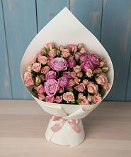 Букет цветов из:  Розы в Мещерское